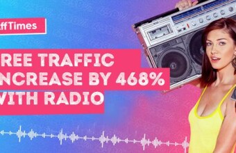Traffic increase by 468% with radio: how to get free leads through media