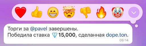 Подарил Дурову имя: Блогер передал свой юзернейм создателю Telegram за $80 000