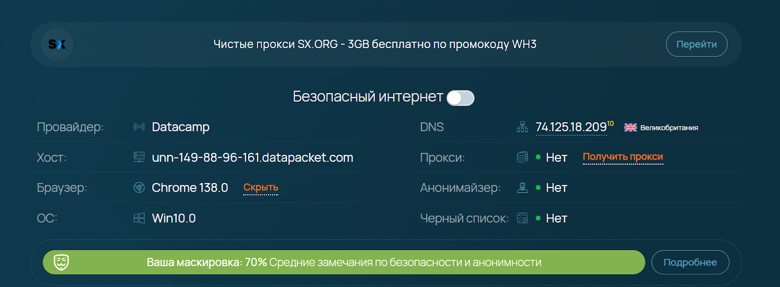 Как работает сервис Whoer