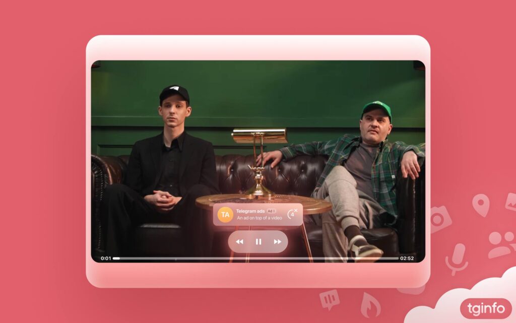 Telegram запускает Banner in Video — рекламу прямо в плеере каналов