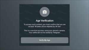 Telegram вводит селфи‑верификацию возраста