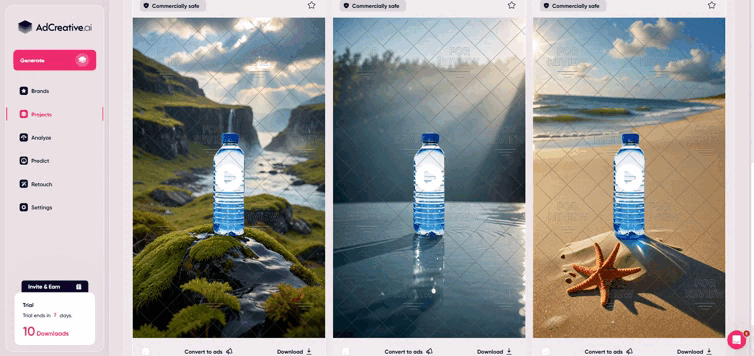 AdCreative.ai — все для арбитражника: креативы с текстом, видео и голосом