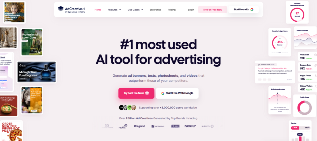 AdCreative.ai — все для арбитражника: креативы с текстом, видео и голосом