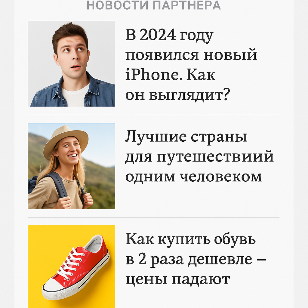Пример тизерной рекламы