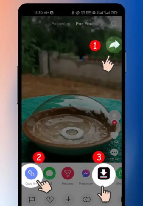 скачать видео TikTok с TikSaver