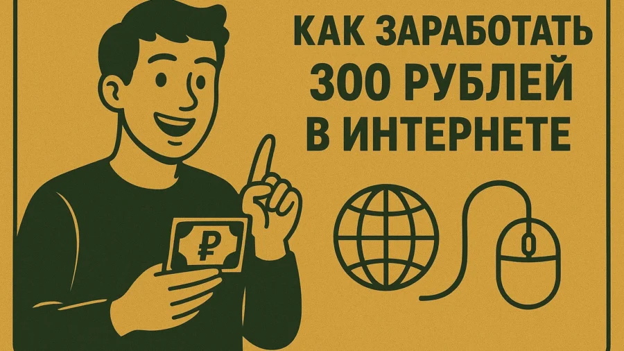 Как заработать 300 рублей в интернете: гайд для новичков