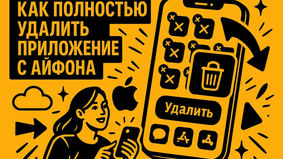Как удалить приложение с айфона полностью: подробный гид