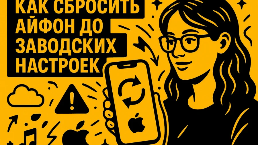 Как сбросить iPhone до заводских настроек