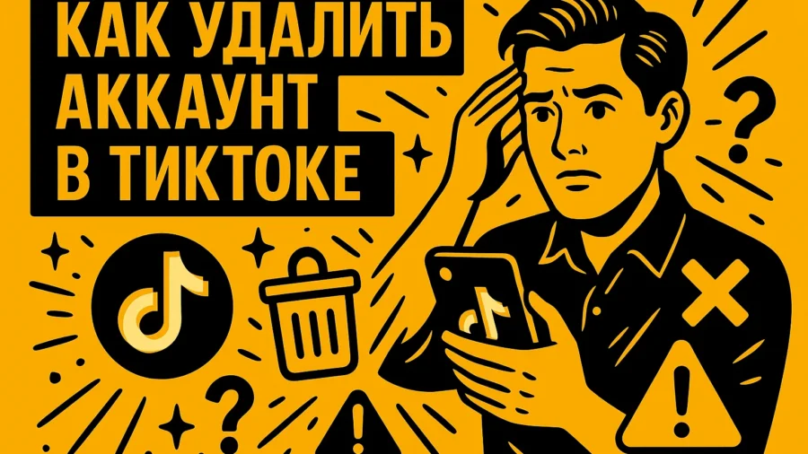 Как полностью удалить учетную запись в TikTok в 2025 году