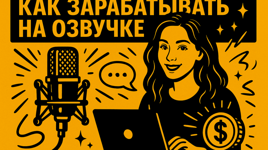 Голос как профессия: сколько зарабатывают на озвучке в 2025 году и где искать работу