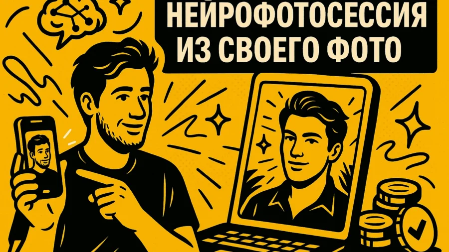 Нейрофотосессия из своего фото: как сделать реалистичные AI-изображения