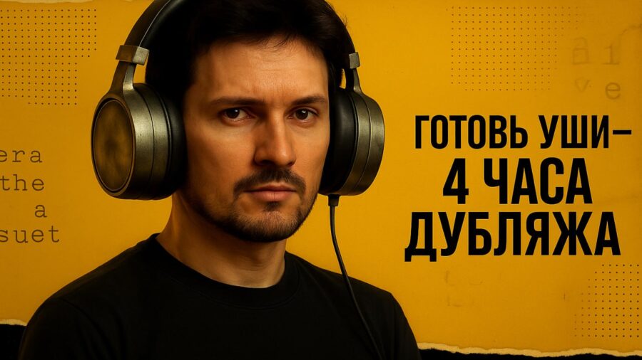 Вышел четырехчасовой подкаст с Павлом Дуровым — доступен сразу с русским дубляжом (видео)