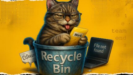 Вирусный тренд: пользователи превращают корзину Windows в кота, который «ест» файлы