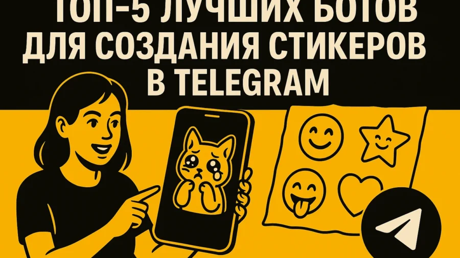 ТОП-5 лучших ботов для создания стикеров в Telegram: как быстро сделать свой набор