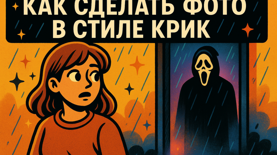 Промты для фото с криком: как повторить тренд #Ghostface в TikTok