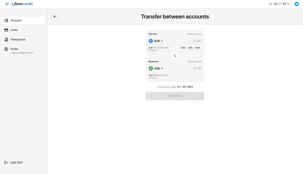 Обзор сервис виртуальных карт FuncCards: массовый выпуск, низкие комиссии и трастовые бины