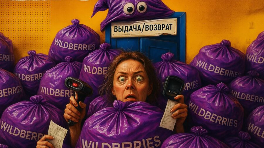Wildberries утонул в возвратах: один покупатель заполнил весь ПВЗ вещами