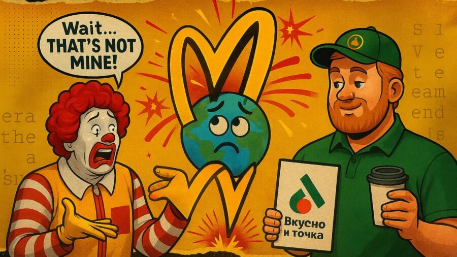 Когда хотел ребрендинг McDonald’s, а получился «Вкусно — и точка»: в сети завирусился «новый логотип»