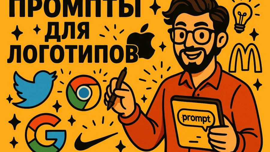 Промты для создания логотипов: как писать запросы и подброка лучших промптов