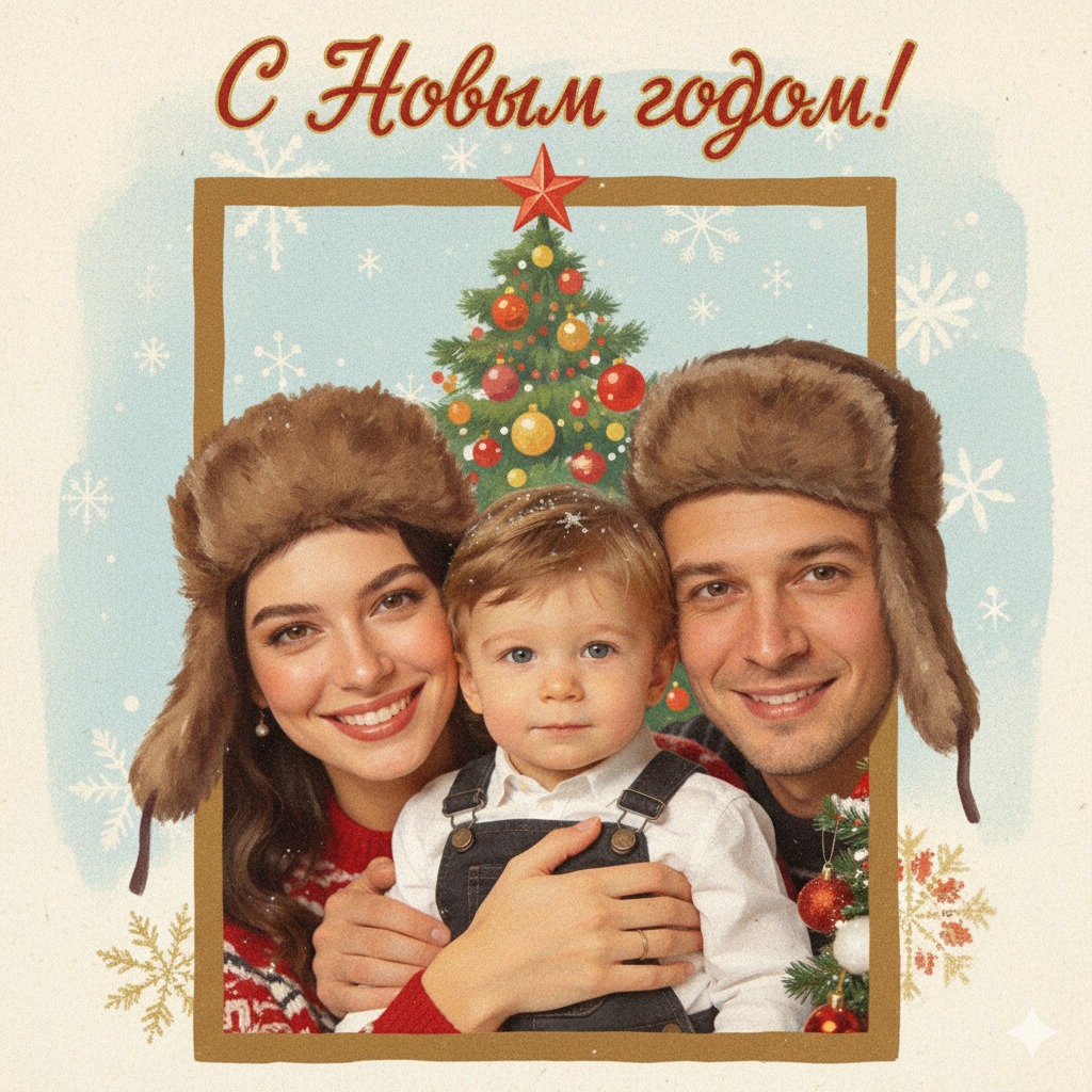 ретро открытка