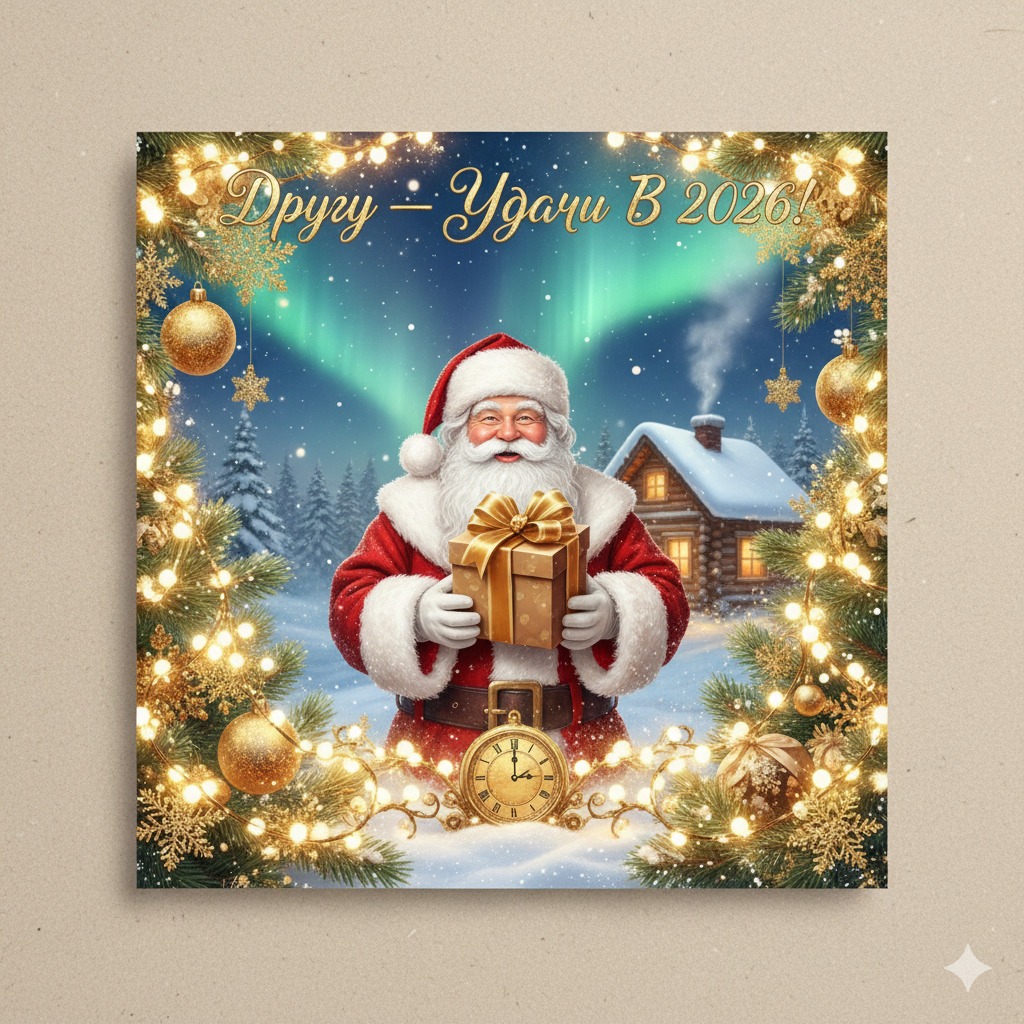 новогодняя открытка