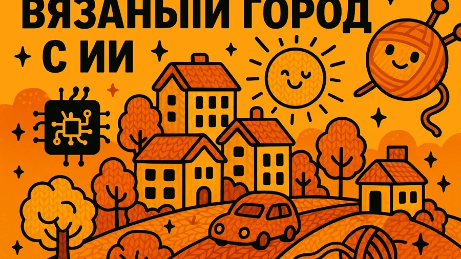 Как сделать вязаный город через нейросеть: полный гайд по тренду 2025