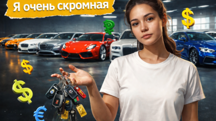 Цена раздевания: онлифанщица Софи Рейн похвасталась автопарком на 220 млн рублей