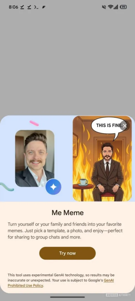 Стань героем мема: Google создал ИИ-генератор Me Meme для селфи