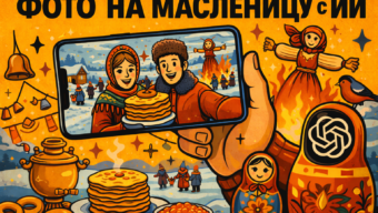 Фото на Масленицу с ИИ: как сгенерировать картинки и открытки с блинами