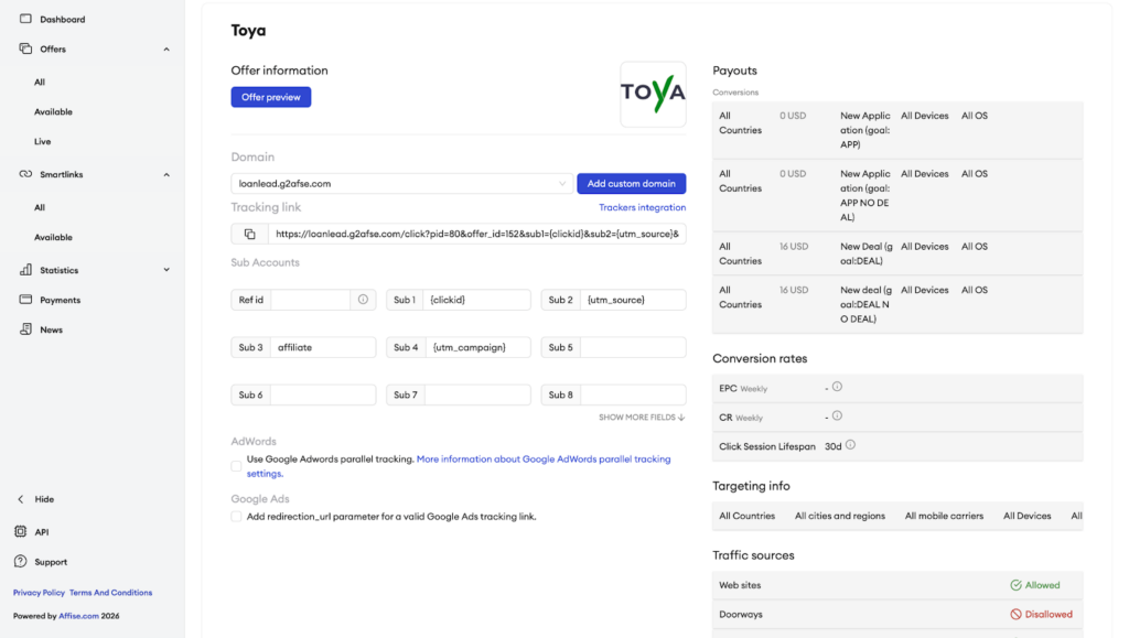 Обзор Finaffs: прямой рекламодатель, высокие ставки и поддержка на всех этапах