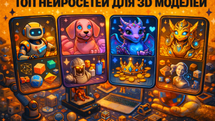 Нейросеть для 3D моделей: 4 продвинутых сервиса