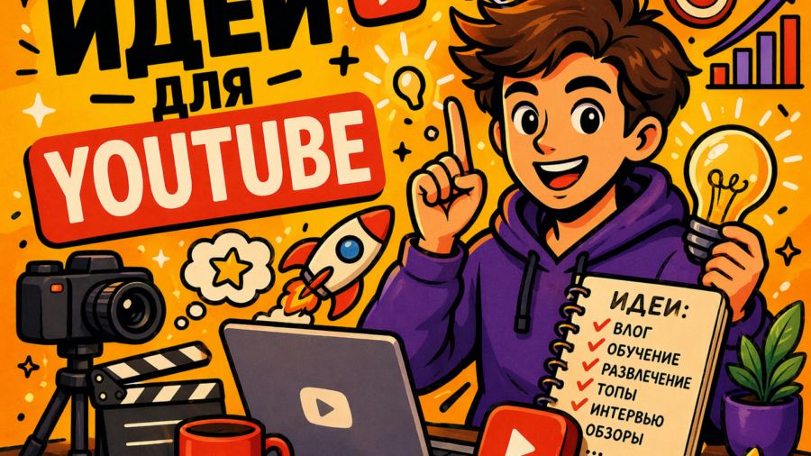 100 идей для YouTube-канала: варианты контента для начинающих блогеров