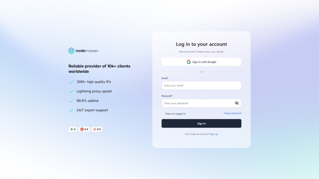 Обзор NodeMaven: премиальные прокси с IP Quality Filter и кэшбэком до 10%