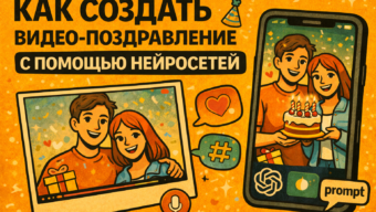 Как создать видео-поздравление на день рождения с помощью нейросетей