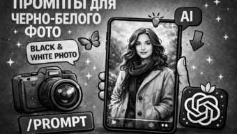 Промты для черно-белого фото: как получить стильные снимки с помощью нейросетей