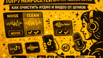 ТОП-7 нейросетей для улучшения звука: как очистить аудио и видео от шумов