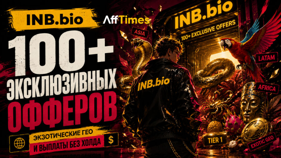 Обзор INB.bio: 100+ эксклюзивных нутра-офферов, экзотические ГЕО и выплаты без холда