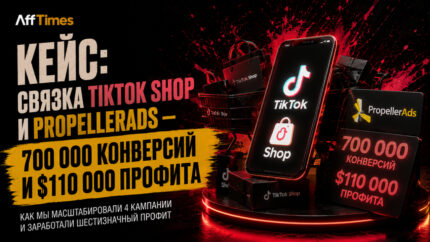 Кейс: связка TikTok Shop и PropellerAds — 700 000 конверсий и $110 000 профита
