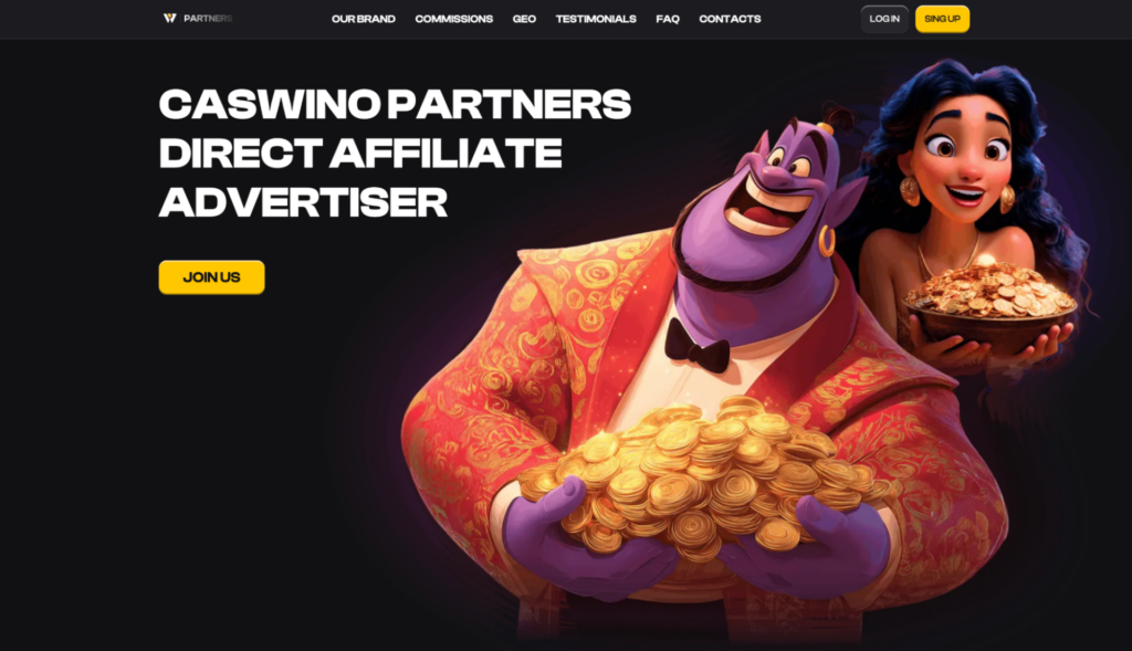Обзор Caswino Partners: гемблинг-оффер на Tier-1 без холда и с открытой регистрацией