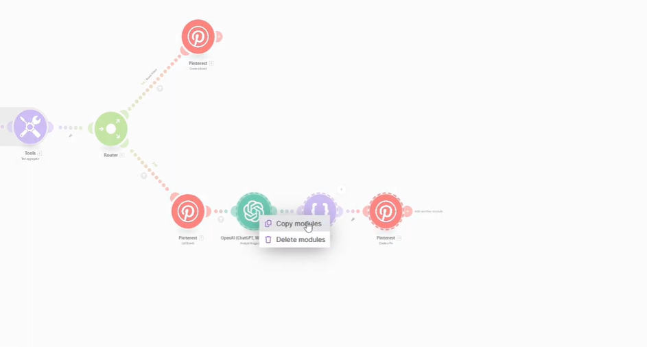 УБТ-конвейер в Pinterest: автопролив пинов с ChatGPT и Make