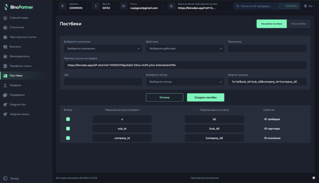 Обзор финансовой ПП BinoPartner: моментальные выводы, RS 80% на старте и отсутствие кап