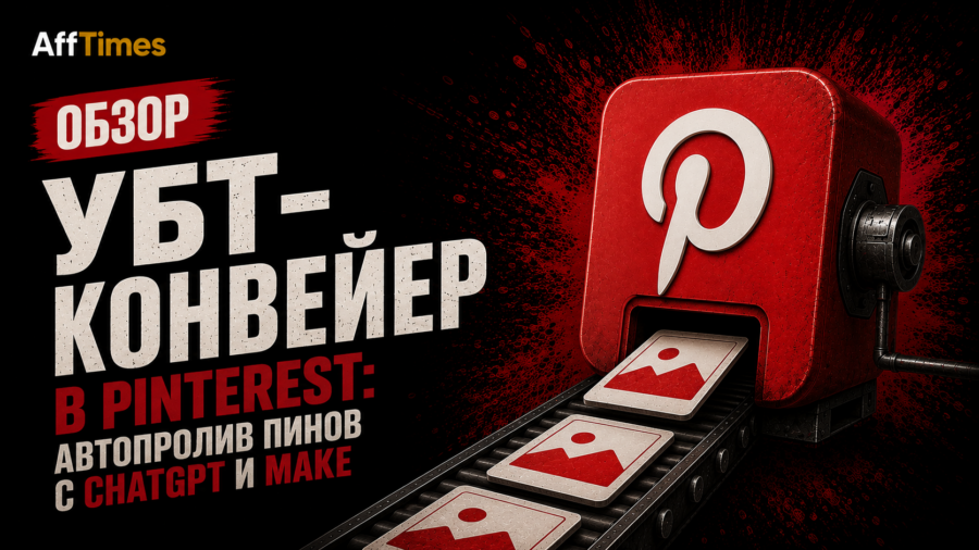 УБТ-конвейер в Pinterest: автопролив пинов с ChatGPT и Make