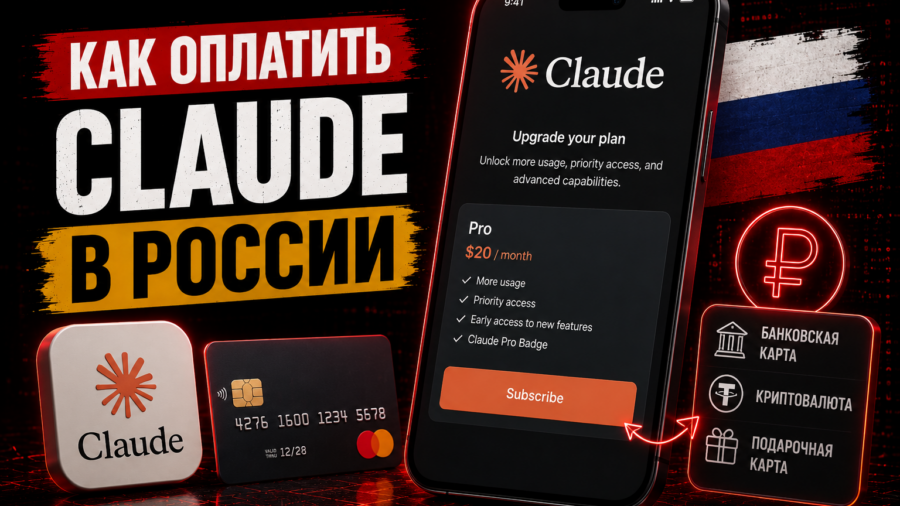 Как оплатить Claude в России