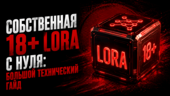 Собственная 18+ LoRA с нуля: большой технический гайд