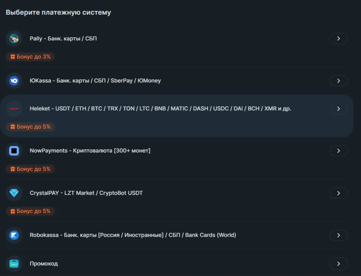 Способы пополнения баланса в Twiboost: банковские карты, СБП, криптовалюта