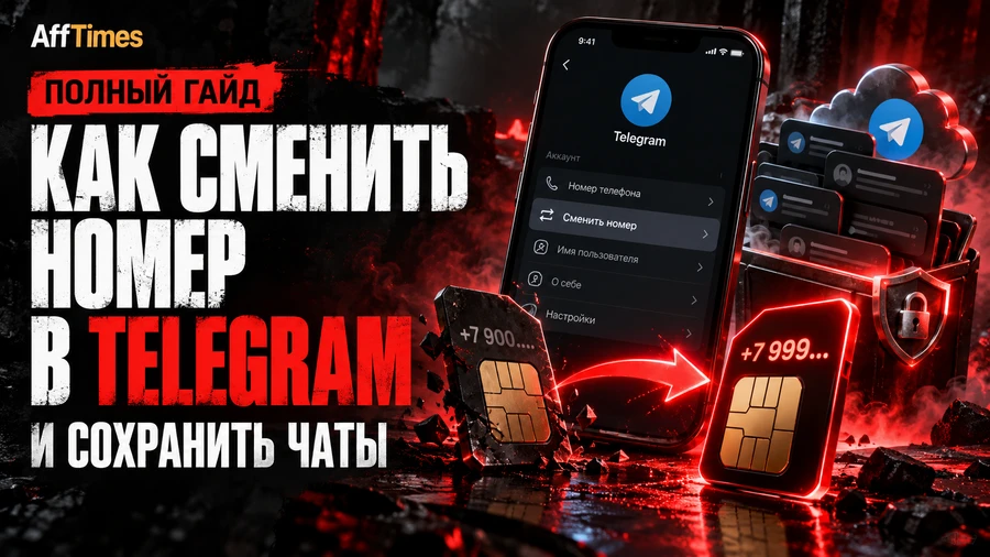 Как поменять номер телефона в Телеграме и сохранить чаты