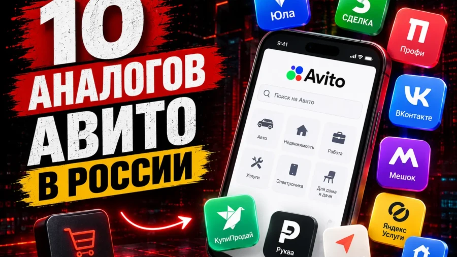 Аналоги Авито в России: 10 лучших альтернатив в 2026 году