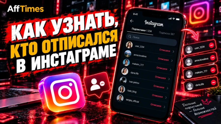Как узнать, кто отписался в Инстаграме в 2026 году