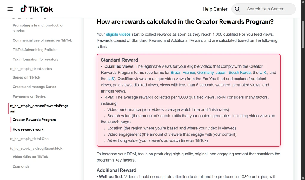 Полный гайд по монете TikTok: зарабатываем на просмотрах в Creator Rewards