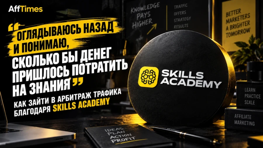 «Оглядываюсь назад и понимаю, сколько бы денег пришлось потратить на знания»: как зайти в арбитраж трафика благодаря Skills Academy